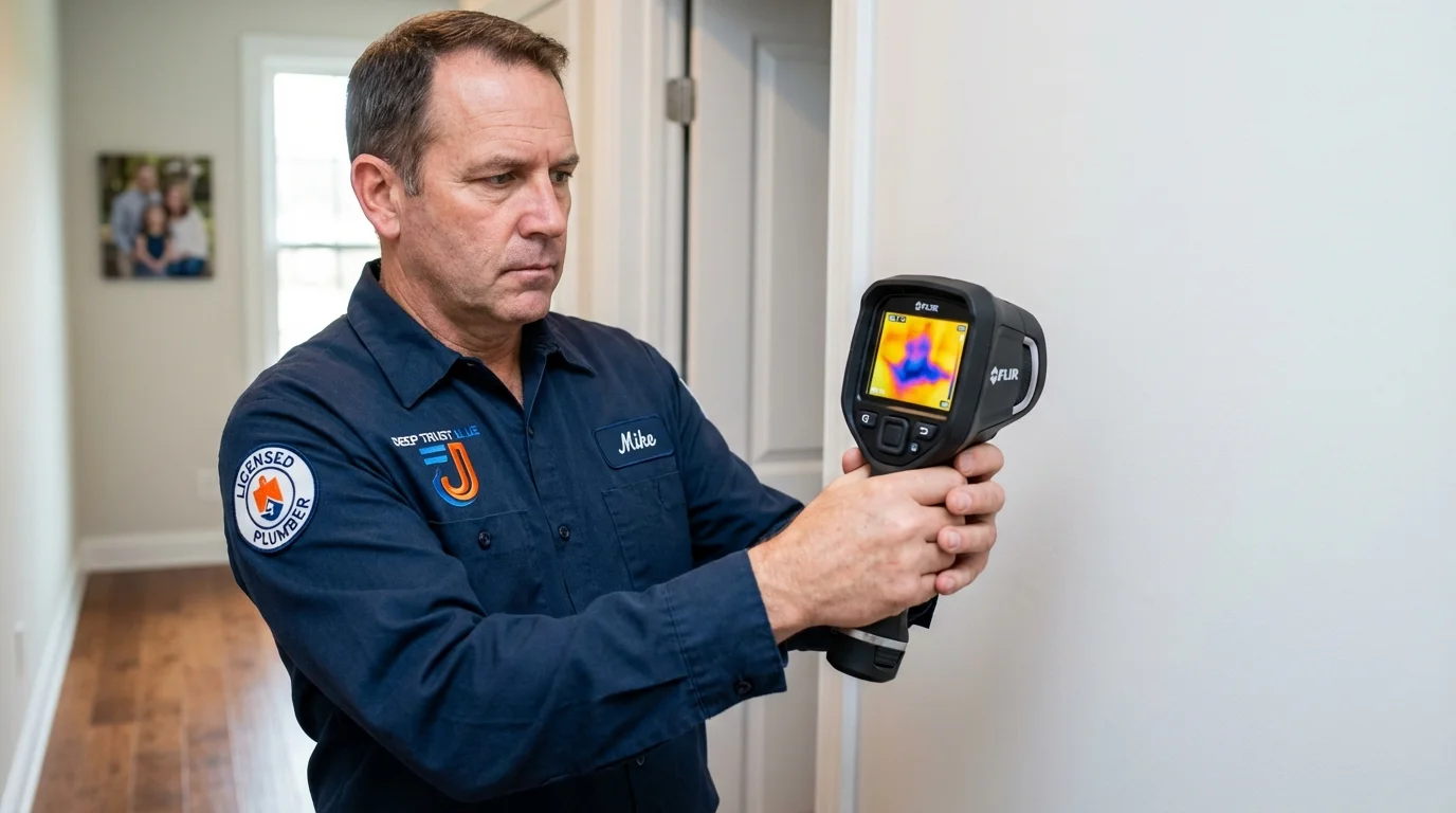 Thermal imaging leak detection by Johns Plumbing LLC in Maricao